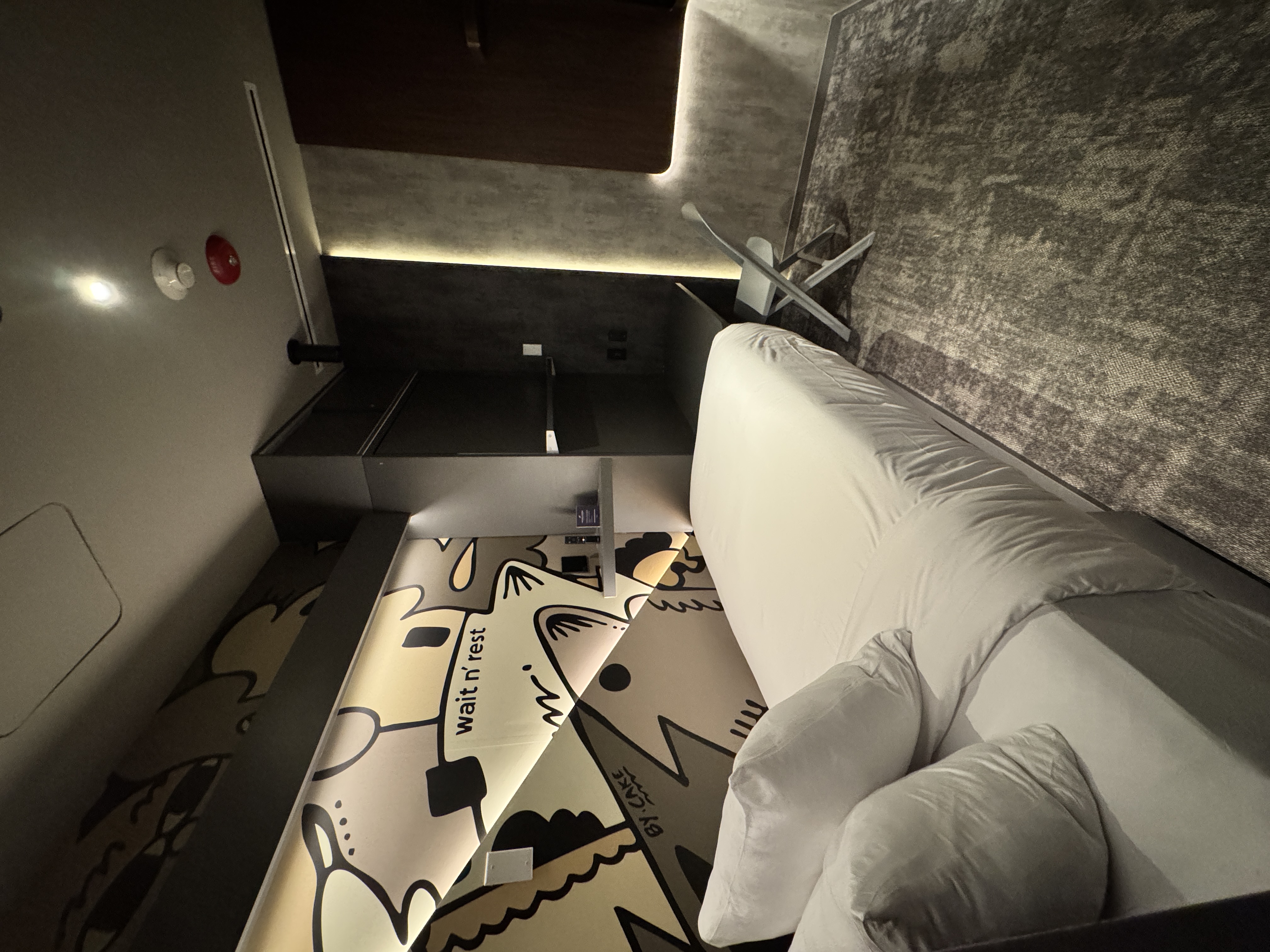 Wait 'n Rest pod interior