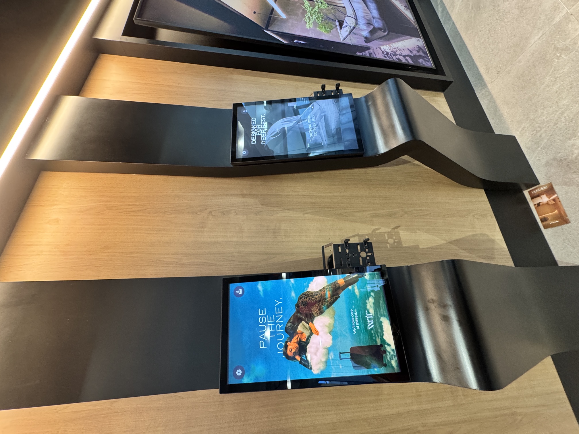 Wait 'n Rest pod interior view