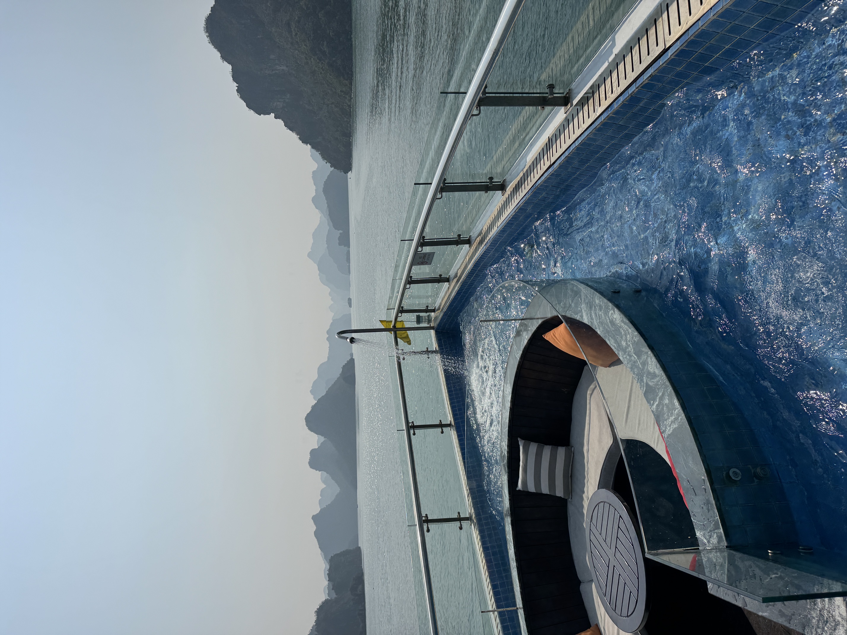 The Jade Sails cruise boat among the limestone karsts of Ha Long Bay